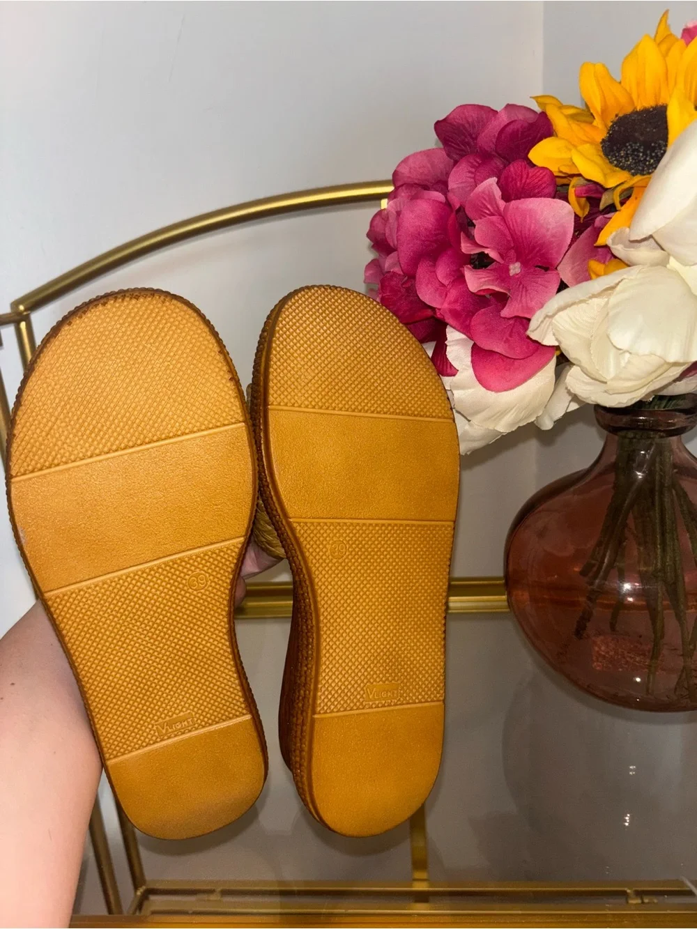 Simona Rossi NWOT Women’s Wicker Platform Sandals Size EU 39 (US 8)